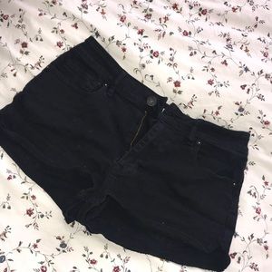 Black shorts they say size 5